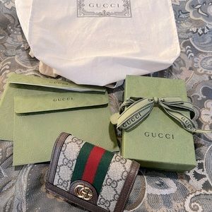 Ophidia GG card case wallet.  This wallet is in great condition barely used.